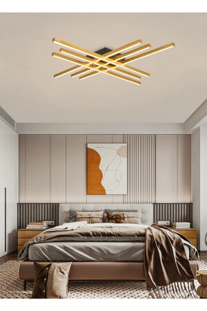 MNZ-3151-1-03 K. merit مُسطح المُصباح 6 عصا صفراء - Özcan Aydınlatma