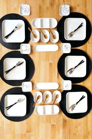 MNZ-34 قطعة سيريناد سلسلة EvimSepette الإفطار مجموعة - Evimsepette