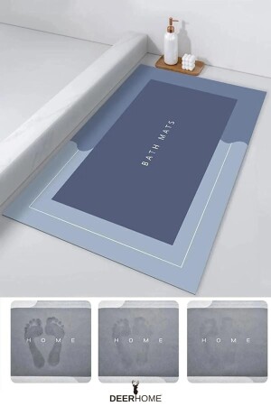 MNZ-3.5 mm 40x60 حشيشات حمام سوبر المياه الممتصمة حمام غسيل الدياتوم غسيل المطبخ بانباس UA0166 - Mutlu Store