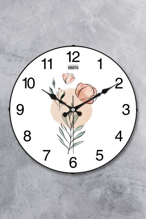 MNZ-36 CM زينة الزجاج الحقيقي المقدمة الجهاز الصامت ساعة الجدار - Emores