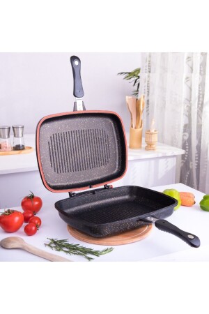 MNZ-36 سم من الحجر الذهبي جدوى جريله - جريله مزدوجة الجانب - Evren