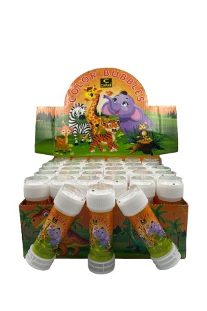 MNZ-36 PCs Safari نفخ فقاعات الرغوة الحلوة الحيوانات الألعاب الرغوة البالون فقاعات 36 PCs - Güzelyüz Avm