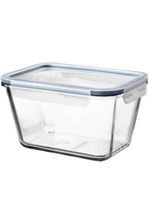 MNZ-365+ 1.8 ليترا 21x15x12 سم حاوية تخزين مستطيل مع غطاء زجاجي - بلاستيكي 29269074 - IKEA