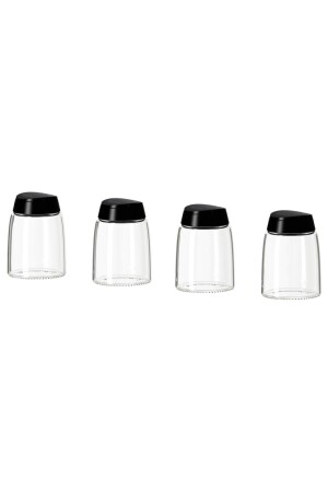 MNZ-365+ Ihardig Glass Spice Jar 4 قطع 201528700 - IKEA