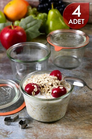 MNZ-370 مل زجاجي تخزين مجموعة (4 قطع) 153. 01. 01. 029 - Weck