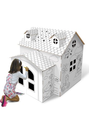 MNZ-3D مسرح الأطفال الكربون الكبير - منزل الطلاء 5050 - Arnas Toys