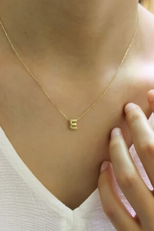 MNZ-3D حرف E وسلسلة 2858 - Güler Kuyumculuk