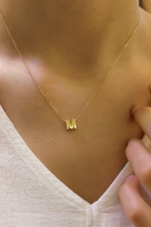 MNZ-3D حرف M والسلسلة 2865 - Güler Kuyumculuk