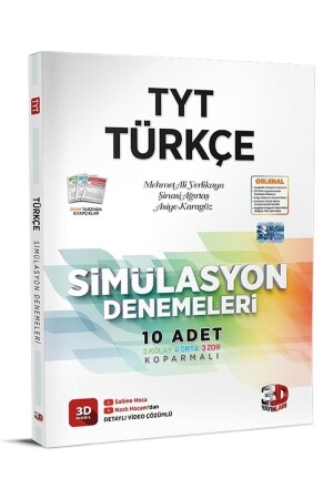 MNZ-3d Tyt تركية محاكاة تجارب - 3D Yayınları