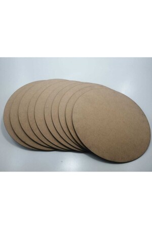 MNZ-3mm 22 سم طقم مستديرة 6 قطع - Ahşap Diyarı