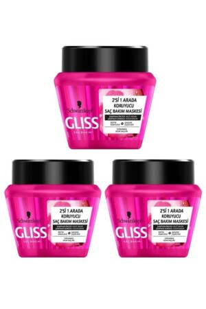 قناع الشعر القصوى من الطول MNZ-3-pack 300 ml gliss6733 - Gliss