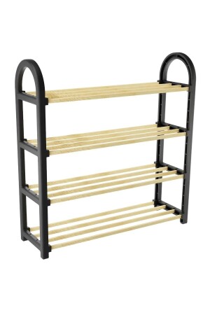 MNZ-4 مستويات 1، منزل عالي الجودة والمزيد Hm-4050 رف الأحذية الخشبية الصلبة - Modellino