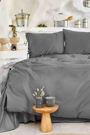 MNZ-4 عنصر الأنتراكيت 100% القطن مزدوج غطاء غطاء مجموعة سو 200. 18. 01. 0709 - Karaca Home