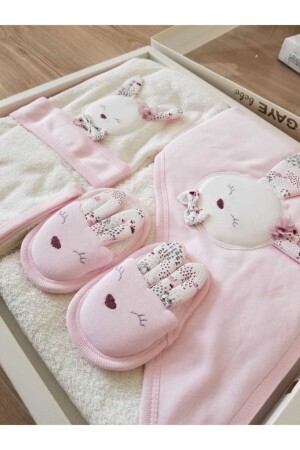 MNZ-4 قطعة 100٪ القطن حزمة حمام الأطفال - Gaye