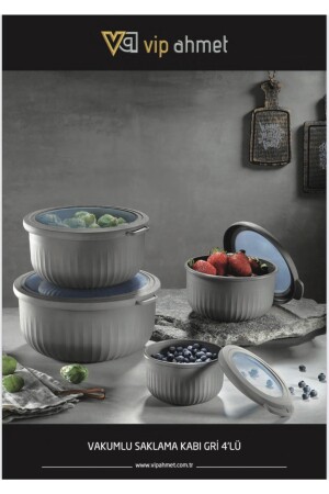 MNZ-4 قطعة مجموعة حاوية تخزين الفراغ الأسود 3. 2 لتر 2. 0 لتر 1. 1 لتر 0. 5 لتر CNRHOME0101020291 - Vip Ahmet