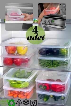 MNZ-4 قطع 3.5 لتر عبارة عن حاوية تخزين مقاومة للتسرب - مجموعة اللوتوس Bl-k1481 TYC00781739043 - BRAMBLE LIFE