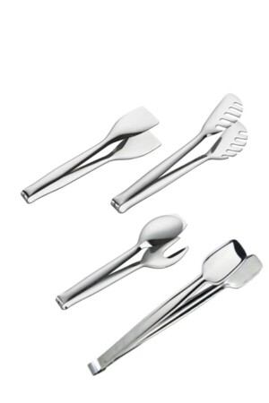 MNZ-4 قطعة فولاذ المقاوم للصدأ مجموعة الخدمة لامعة 4 قطعة الخدمة الساخنة - Nehir