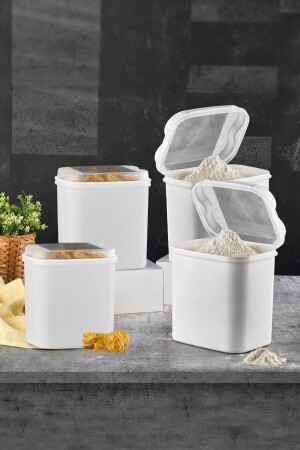 MNZ-4 قطعة دقيق وأخبار الحاوية 4.5 لترات بيضاء vip4lübeyaz - Vip Ahmet