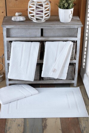 MNZ-4 قطع أوديليا سلسلة من الوسادة 50x70 200 جرام بيضاء VRL0000071 - Varol