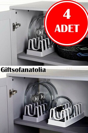 MNZ-4 قطع منظمة غطاء الخزانة - 6 قطع منظمة غطاء الخزانة داخل الخزانة منظمة غطاء الخزانة 4 لو منظمة4 - Giftsofanatolia