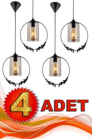 MNZ-4 قطع القرن الذهبي واحد الشنارة السوداء المدخنة أكريليك BEG1220-4A - Begüsa