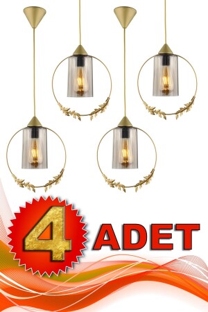 MNZ-4 قطع القرن الذهبي واحد الشنارة القديمة المدخنة أكريليك BEG1220-4A - Begüsa