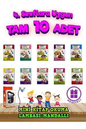 MNZ-4. مجموعة الكتب التي تلهم وتحسن القراءة للدرجات - EvonyKitap