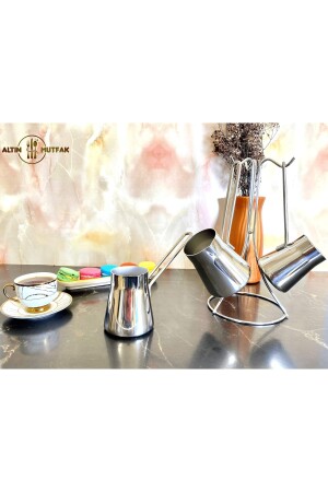 MNZ-4 قطعة فولاذ المقاوم للصدأ مجموعة الكوب الهرمية الفاخرة - Doca