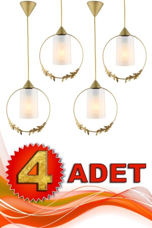 MNZ-4 قطع Haliç شمعة واحدة عتيقة الأبيض أكريليك BEG1220-4A - Begüsa