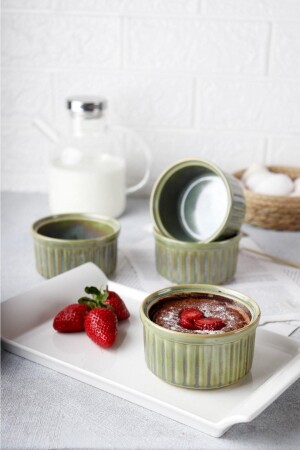 MNZ-4 قطع هولوغرام بورسلين صوفلي طبق فرن طلاء المكروهب HMNV-4PCS-HOLOGRAM-SOUFFLE - HOMENIVA