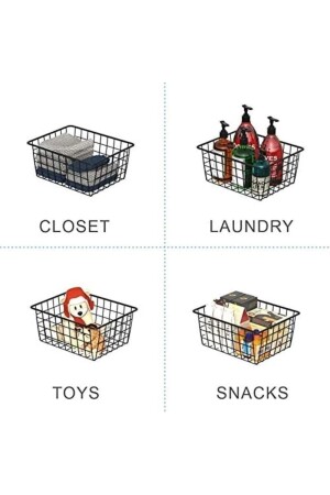 MNZ-4 قطع الحجرة المعدنية منظمة حمام المطبخ لعبة تجميل السلة LEFİ4 - LEFİEV