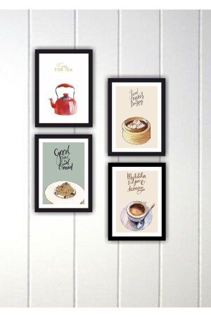 MNZ-4 قطعة مطبخ إطار تزيين المنزل نظرة الخشب الخلفية ملصق طاولة MDF مجموعة متعددة - S&S Vip