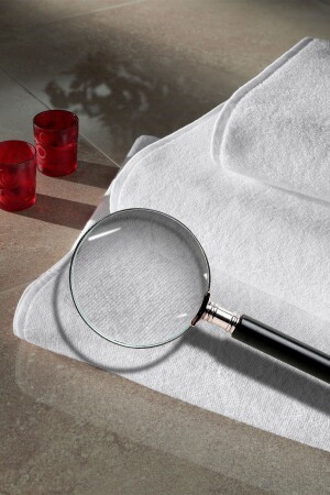 MNZ-4 Pieces Rea Series Hotel Towel 50x90 300gr VRL0000266X - Varol