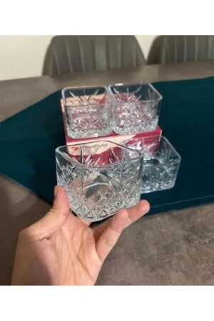 MNZ-4 Pieces Square لا تتوقّف على العشاء - مجموعة صوص - Paşabahçe