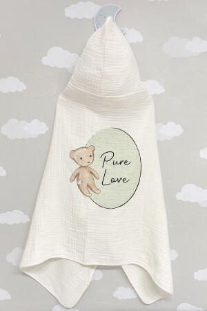 MNZ-4 طبقات مسلين كوبت المطبخ - للفئة الأطفال - دب Teddy Bear BSMUHAV000144 - Tuğba Kuğu