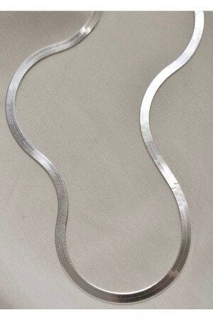 MNZ-40 5 سم يونيسكس لون الفضة الفولاذ الصلب الايطالي سلسلة عنق dop10703626igo - KİLİGİSTANBUL