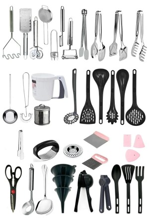 MNZ-40 قطعة أدوات المطبخ مجموعة المطبخ أدوات المطبخ الخدمة طنجات مجموعة المطبخ مجموعة المطبخ - Homerest