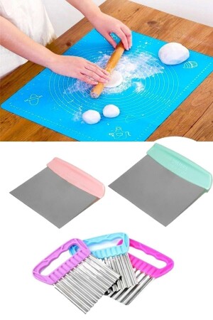 MNZ-40*50 أداة قطع الخبز السيليكوني مع حفرة أدوات قطع البطاطس - Vi Caro