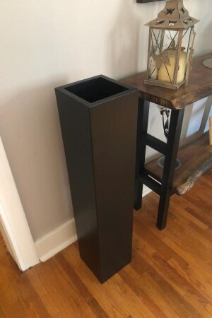 MNZ-40cm القصيرة الخشبية السوداء - زفاف وتزيين المنزل - Alyones