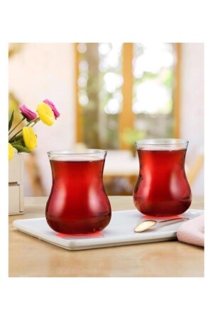 MNZ-42801 ساموير كوب الشاي مجموعة من 6 285 كلم كوب الشاي الكبير - Paşabahçe