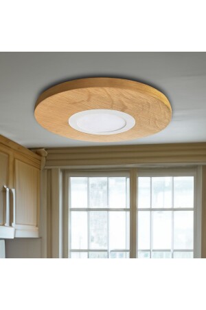 MNZ-42cm - إضاءة السقف المُسيرة من شجر البلوط المُسيرة، غرفة النوم، الممر، مصباح الحمام YLTAV42 - Marca Dekor