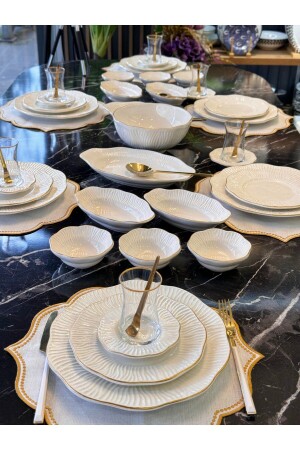 MNZ-43 قطعة Artemis Gold إستانبول الإفطار مجموعة - Onedekor