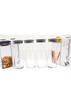 MNZ-43756 فخ 1230 كلم جرة زجاجية - حاوية تخزين الغذاء الزجاجية 4 قطع TYC00168439884 - Paşabahçe