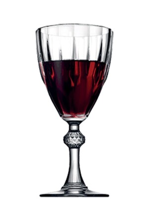 MNZ-44767 مجموعة من الزجاجات ذات الأقدام الماسية من 6 1079547 - Paşabahçe