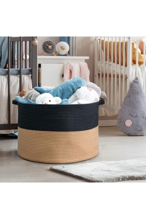 MNZ-45x35 قطن الزهر السلة الحجم الكبير - غطاء - سلة ألعاب - Mavaux