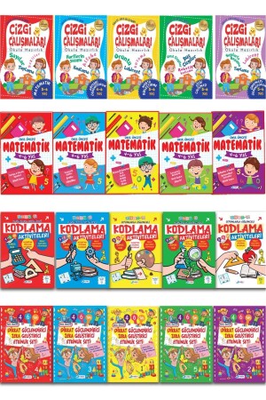 MNZ-4-6 عمره 20 سنة كتب الاهتمام تطوير الرياضيات التدوين ودراسات الخطوط المجموعة PYD20220185 - Harika Kitap