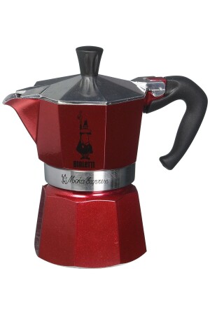 MNZ-4941 مشينة قهوة موكا الإكسبريس الحمراء 2018ST00000317 - Bialetti