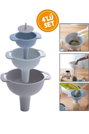 مجموعة من المفاجآت MNZ-4-piece مع مدفوعة، 3 مدفوعات مختلفة الحجم و 1 مدفوعة - Wappa