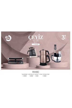 MNZ-4-Piece Dowry Set St90006 Rose ST90006 - Arnica