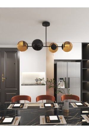 MNZ-4-Plus Glop Honey Color Glass تفاصيل الشنابل الحديثة الفاخرة PIPE-4 PLUGS - avizade